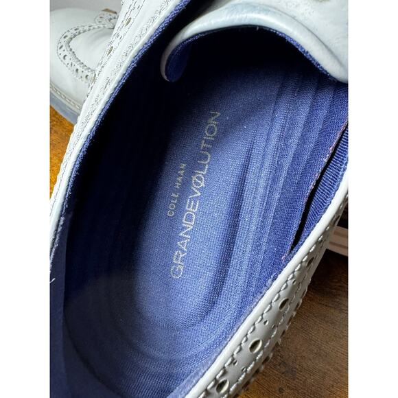 Cole Haan Men's GRANDEVOLUTON Shortwing WHT C26319 Oxford Gray/Magnt/OPT Sz 9.5 - Picture 7 of 10